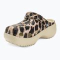 Жіночі шльопанці Crocs Classic Platform Animal Remix кістка/леопард 8