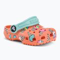 Шльопанці дитячі Crocs Classic Pool Party Clog T papaya