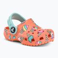 Шльопанці дитячі Crocs Classic Pool Party Clog T papaya 2