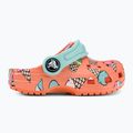 Шльопанці дитячі Crocs Classic Pool Party Clog T papaya 3