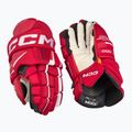 Рукавиці хокейні CCM Tacks XF Pro SR red/white 2