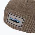 Шапка трекінгова Patagonia Brodeo Beanie fitz roy trout patch/ash tan 4