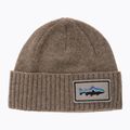 Шапка трекінгова Patagonia Brodeo Beanie fitz roy trout patch/ash tan 5