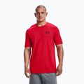 Футболка тренувальна чоловіча Under Armour Sportstyle Left Chest SS red/black