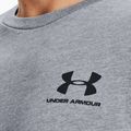Футболка тренувальна чоловіча Under Armour Sportstyle Left Chest SS steel light heather/black 3