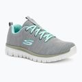 Жіночі кросівки SKECHERS Graceful Twisted Fortune сірі/м'ятні