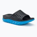 Жіночі шльопанці HOKA Ora Recovery Slide 2 чорне дерево / дрезденський синій