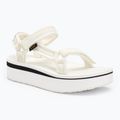 Яскраві білі жіночі трекінгові сандалі Teva Flatform Universal Mesh Print