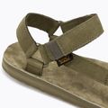 Чоловічі трекінгові сандалі Teva Original Universal Leather паленої оливкової шкіри 8