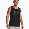 Майка тренувальна чоловіча Under Armour Sportstyle Logo Tank чорна 1329589 3