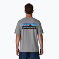 Футболка чоловіча Patagonia P-6 Logo Responsibili-Tee gravel heather 2