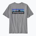 Футболка чоловіча Patagonia P-6 Logo Responsibili-Tee gravel heather 4
