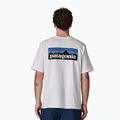 Чоловіча трекінгова футболка Patagonia P-6 Logo Responsibili-Tee біла 4
