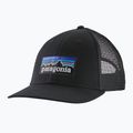 Бейсболка Patagonia P-6 Logo LoPro Trucker black 5