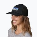 Бейсболка Patagonia P-6 Logo LoPro Trucker black 7