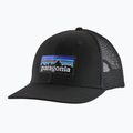 Кепка Patagonia P-6 Logo Trucker чорна