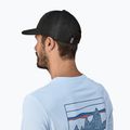 Кепка Patagonia P-6 Logo Trucker чорна 4