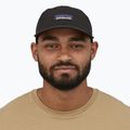 Кепка Patagonia P-6 Logo Trucker чорна 3