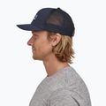 Бейсболка Patagonia P-6 Logo Trucker navy blue 4