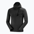 Флісова кофта чоловіча Salomon Outline FZ Hoodie чорна LC1368300