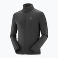 Флісова кофта чоловіча Salomon Outrack Full Zip Mid чорна LC1369200