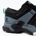 Черевики для трекінгу жіночі Salomon X Ultra 4 GTX чорно-блакитні L41289600 7
