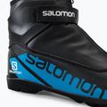 Черевики для бігових лиж дитячі Salomon R/Combi JR Prolink чорні L41514100+ 9