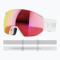 Маска лижна Salomon Radium white/sigma poppy red L47005300 7