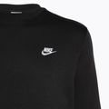 Кофта чоловіча Nike Sportswear Club Fleece Crew black/white 3