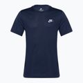 Футболка чоловіча Nike Sportswear Club black midnight navy/white