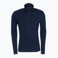 Термофутболка чоловіча  Smartwool Merino 250 Baselayer 1/4 Zip Boxed темно-синя 16356-092-S