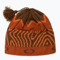 Зимова шапка Oakley TC Nordic Tassle помаранчева з норвезьким візерунком 5