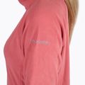 Кофта трекінгова жіноча Columbia Glacial IV 1/2 Zip dark coral 4