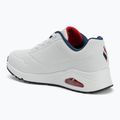 Кросівки жіночі SKECHERS Uno Stand On Air white durabuck/navy/red trim/mesh 3