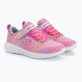 Дитячі кросівки SKECHERS Go Run 600 Shimmer Speeder світло-рожеві / мульти 4