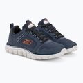 Кросівки тренувальні чоловічі SKECHERS Track Knockhill navy/orange 5