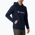 Кофта трекінгова чоловіча Columbia CSC Basic Logo II Hoodie collegiate navy/csc branded logo 4