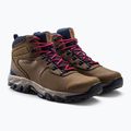 Черевики для трекінгу чоловічі Columbia Newton Ridge Plus II Wp light brown/red velvet 5