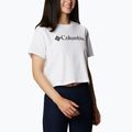 Футболка трекінгова жіноча Columbia North Cascades Cropped white 4