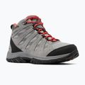 Взуття трекінгове жіноче Columbia Redmond III Mid Wp steam/red coral 10