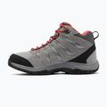 Взуття трекінгове жіноче Columbia Redmond III Mid Wp steam/red coral 11
