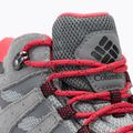 Взуття трекінгове жіноче Columbia Redmond III Mid Wp steam/red coral 7