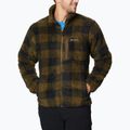 Кофта трекінгова чоловіча Columbia Winter Pass Print Fleece olive green check