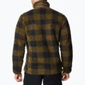 Кофта трекінгова чоловіча Columbia Winter Pass Print Fleece olive green check 2