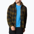 Кофта трекінгова чоловіча Columbia Winter Pass Print Fleece olive green check 3
