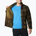 Кофта трекінгова чоловіча Columbia Winter Pass Print Fleece olive green check 5