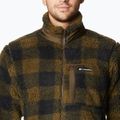 Кофта трекінгова чоловіча Columbia Winter Pass Print Fleece olive green check 6