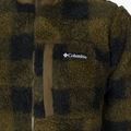 Кофта трекінгова чоловіча Columbia Winter Pass Print Fleece olive green check 10