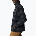 Кофта трекінгова чоловіча Columbia Steens Mountain Printed black check print 2