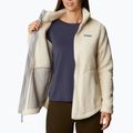 Кофта трекінгова жіноча Columbia West Bend Full Zip chalk 5